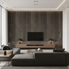 Ajiro Coffers - Ash Luster | Maya Romanoff - Living Room Visualization (AI-generated, may not be to scale. Verify pattern scale with product specifications.)