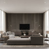 Grand Scale Ajiro Coffers - Ash Luster | Maya Romanoff - Living Room Visualization (AI-generated, may not be to scale. Verify pattern scale with product specifications.)