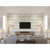 BREE TAPE Tapes &amp; Trims (AE12371) – Willow and Soft Gold | Thibaut - Living Room Visualization (AI-generated, may not be to scale. Verify pattern scale with product specifications.)