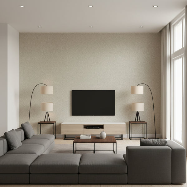 Bantam Tile Wallcovering - Grey | Ronald Redding