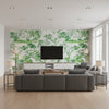 AT9828 | Thibaut - Living Room Visualization (AI-generated, may not be to scale. Verify pattern scale with product specifications.)
