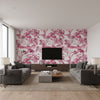 AT9831 | Thibaut - Living Room Visualization (AI-generated, may not be to scale. Verify pattern scale with product specifications.)
