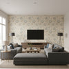 BF10762.3.0 | Kravet - Living Room Visualization (AI-generated, may not be to scale. Verify pattern scale with product specifications.)