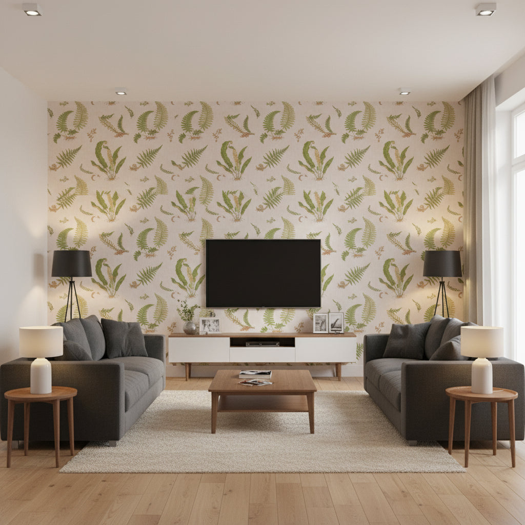 BF10991.3.0 | Kravet - Living Room Visualization (AI-generated, may not be to scale. Verify pattern scale with product specifications.)