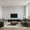 Beadazzled Geode - Sylvie | Maya Romanoff - Living Room Visualization (AI-generated, may not be to scale. Verify pattern scale with product specifications.)