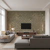 Beadazzled Sparkle Geode - Sandstone Geode | Maya Romanoff - Living Room Visualization (AI-generated, may not be to scale. Verify pattern scale with product specifications.)