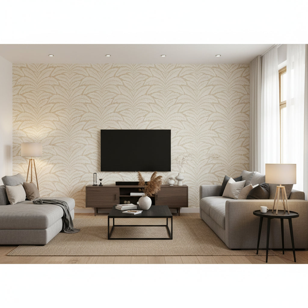 BR-69071.068.0 | Kravet - Living Room Visualization (AI-generated, may not be to scale. Verify pattern scale with product specifications.)