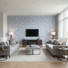 BR-69135.234.0 | Kravet - Living Room Visualization (AI-generated, may not be to scale. Verify pattern scale with product specifications.)