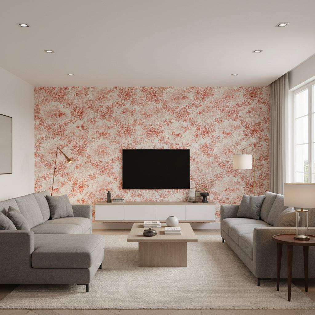 BR-69265.166.0 | Kravet - Living Room Visualization (AI-generated, may not be to scale. Verify pattern scale with product specifications.)