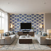 BR-71110.221.0 | Kravet - Living Room Visualization (AI-generated, may not be to scale. Verify pattern scale with product specifications.)