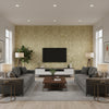 BR-81035.J.0 | Kravet - Living Room Visualization (AI-generated, may not be to scale. Verify pattern scale with product specifications.)