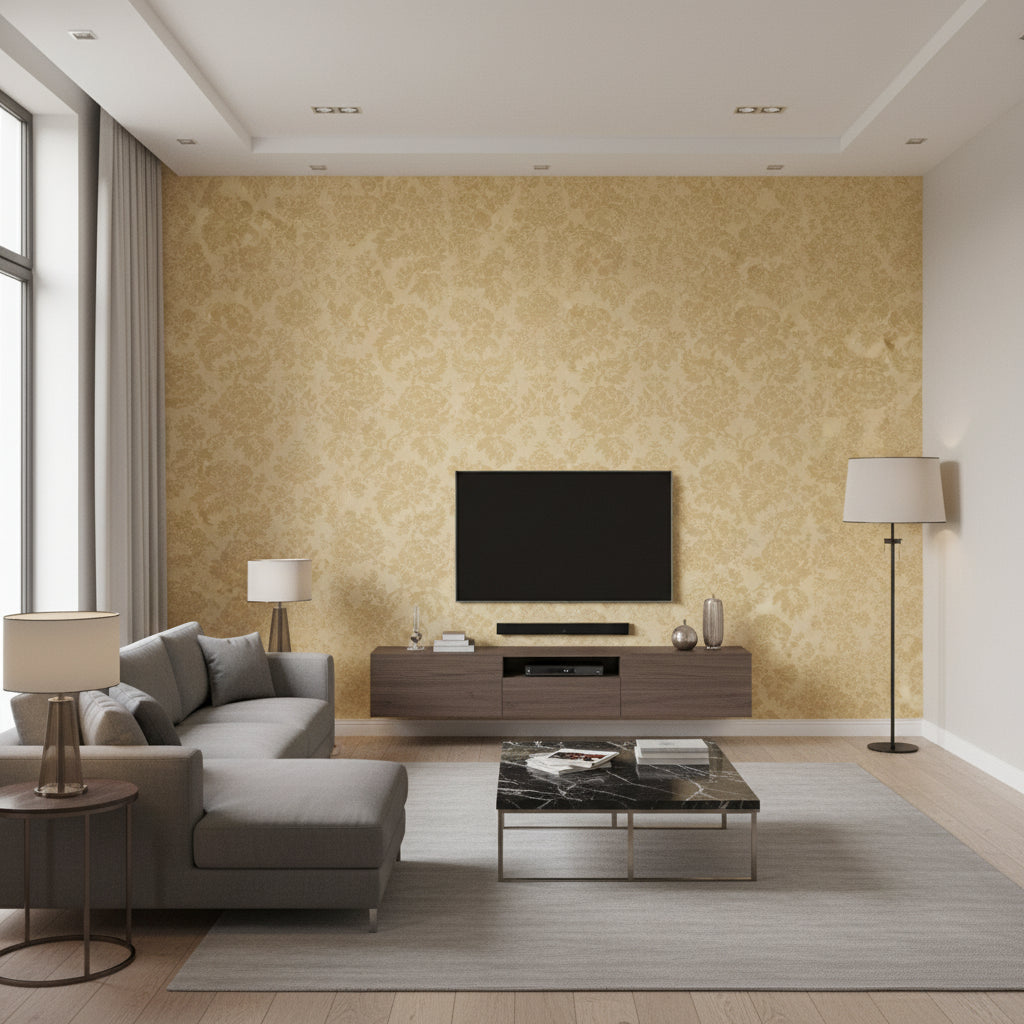 BR-81035.T.0 | Kravet - Living Room Visualization (AI-generated, may not be to scale. Verify pattern scale with product specifications.)