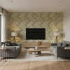 BW45000.10.0 | Kravet - Living Room Visualization (AI-generated, may not be to scale. Verify pattern scale with product specifications.)