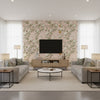 BW45000.11.0 | Kravet - Living Room Visualization (AI-generated, may not be to scale. Verify pattern scale with product specifications.)
