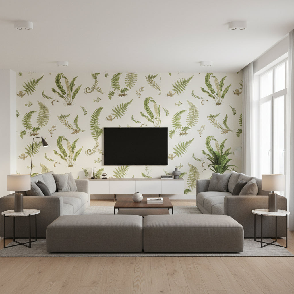 BW45044.10.0 | Kravet - Living Room Visualization (AI-generated, may not be to scale. Verify pattern scale with product specifications.)