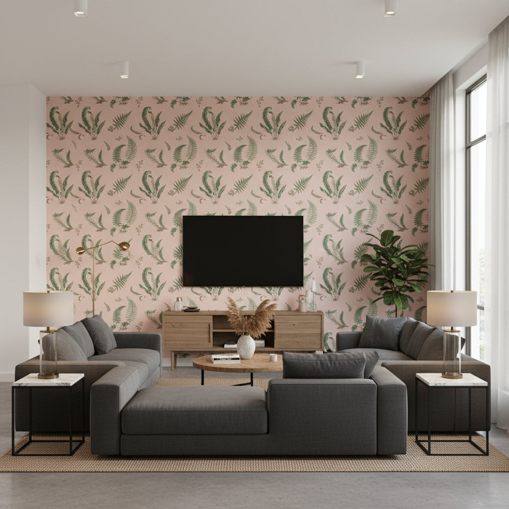 BW45044.11.0 | Kravet - Living Room Visualization (AI-generated, may not be to scale. Verify pattern scale with product specifications.)