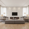 BW45066.7.0 | Kravet - Living Room Visualization (AI-generated, may not be to scale. Verify pattern scale with product specifications.)