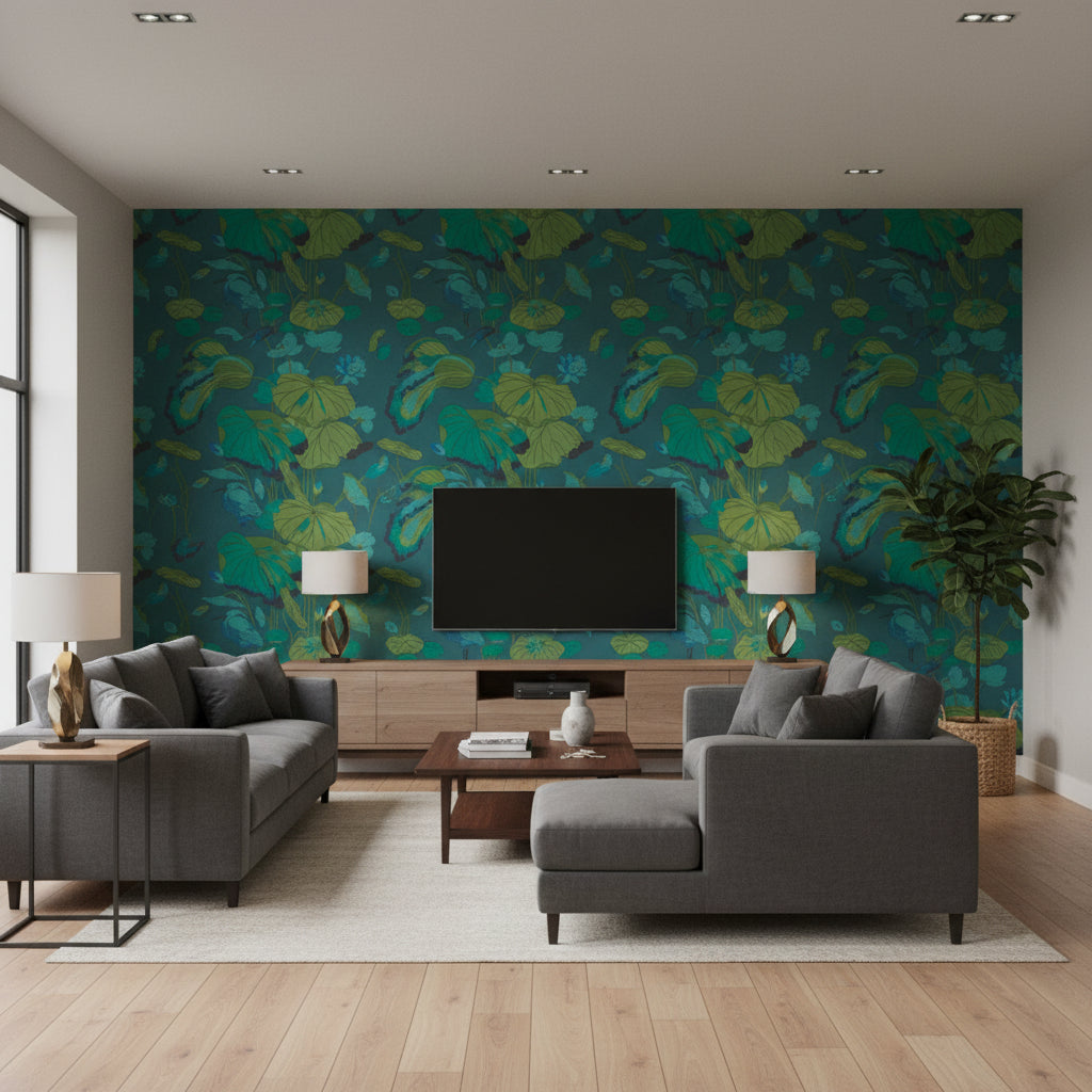 BW45083.2.0 | Kravet - Living Room Visualization (AI-generated, may not be to scale. Verify pattern scale with product specifications.)
