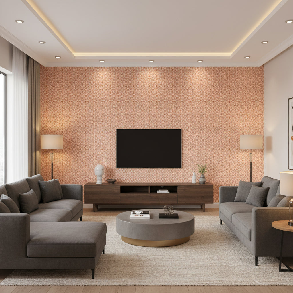 BW45118.3.0 | Kravet - Living Room Visualization (AI-generated, may not be to scale. Verify pattern scale with product specifications.)