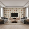 BW45126.6.0 | Kravet - Living Room Visualization (AI-generated, may not be to scale. Verify pattern scale with product specifications.)
