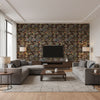 BW45138.2.0 | Kravet - Living Room Visualization (AI-generated, may not be to scale. Verify pattern scale with product specifications.)