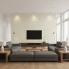 Calero En Quête De Perfection | Elitis - Living Room Visualization (AI-generated, may not be to scale. Verify pattern scale with product specifications.)