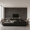 Calero Une Mystique Beauté | Elitis - Living Room Visualization (AI-generated, may not be to scale. Verify pattern scale with product specifications.)