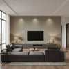 Circolo Façonner L'espace | Elitis - Living Room Visualization (AI-generated, may not be to scale. Verify pattern scale with product specifications.)