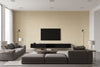 Native Raffia Natural | Architectural Wallcoverings - Living Room Visualization (AI-generated, may not be to scale. Verify pattern scale with product specifications.)
