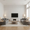 Gustav Damask 2 Collection Gustav Damask Color 10 | Architectural Wallcoverings - Living Room Visualization (AI-generated, may not be to scale. Verify pattern scale with product specifications.)