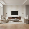 On Water Lighten Up | Architectural Wallcoverings - Living Room Visualization (AI-generated, may not be to scale. Verify pattern scale with product specifications.)