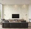 Vinyl Faux Contemporary Faux Pearl | Architectural Wallcoverings - Living Room Visualization (AI-generated, may not be to scale. Verify pattern scale with product specifications.)