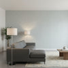 Pergola Navy | Thibaut Wallcoverings - Living Room Visualization (AI-generated, may not be to scale. Verify pattern scale with product specifications.)