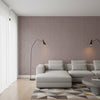 Tortona Taupe | Thibaut Wallcoverings - Living Room Visualization (AI-generated, may not be to scale. Verify pattern scale with product specifications.)