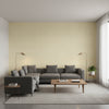 Pima Braid Natural | Thibaut Wallcoverings - Living Room Visualization (AI-generated, may not be to scale. Verify pattern scale with product specifications.)