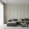 Evia Grey and White | Thibaut Wallcoverings - Living Room Visualization (AI-generated, may not be to scale. Verify pattern scale with product specifications.)