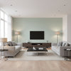 Cabo Raffia Thibaut Cabo Raffia(T72834) | Thibaut Wallcoverings - Living Room Visualization (AI-generated, may not be to scale. Verify pattern scale with product specifications.)