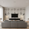 Bijoux | Mind The Gap - Living Room Visualization (AI-generated, may not be to scale. Verify pattern scale with product specifications.)