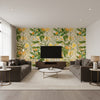 Mimulus | Mind The Gap - Living Room Visualization (AI-generated, may not be to scale. Verify pattern scale with product specifications.)