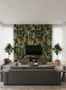 The Jungle Anthracite | Mind The Gap - Living Room Visualization (AI-generated, may not be to scale. Verify pattern scale with product specifications.)