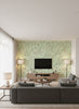 Grandma'S Tapestry Green | Mind The Gap - Living Room Visualization (AI-generated, may not be to scale. Verify pattern scale with product specifications.)