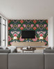 Susie Q Anthracite | Mind The Gap - Living Room Visualization (AI-generated, may not be to scale. Verify pattern scale with product specifications.)