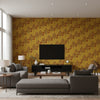 Alpine Dandelion | Mind The Gap - Living Room Visualization (AI-generated, may not be to scale. Verify pattern scale with product specifications.)