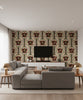Venetian Ornament | Mind The Gap - Living Room Visualization (AI-generated, may not be to scale. Verify pattern scale with product specifications.)
