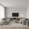 Egarton Plaid Black / Grey |    Ralph Lauren - Living Room Visualization (AI-generated, may not be to scale. Verify pattern scale with product specifications.)