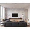 Egarton Plaid Light Blue |    Ralph Lauren - Living Room Visualization (AI-generated, may not be to scale. Verify pattern scale with product specifications.)