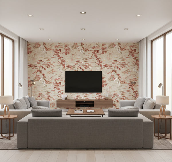 Bridgewater Wallcovering - Coral | Ronald Redding