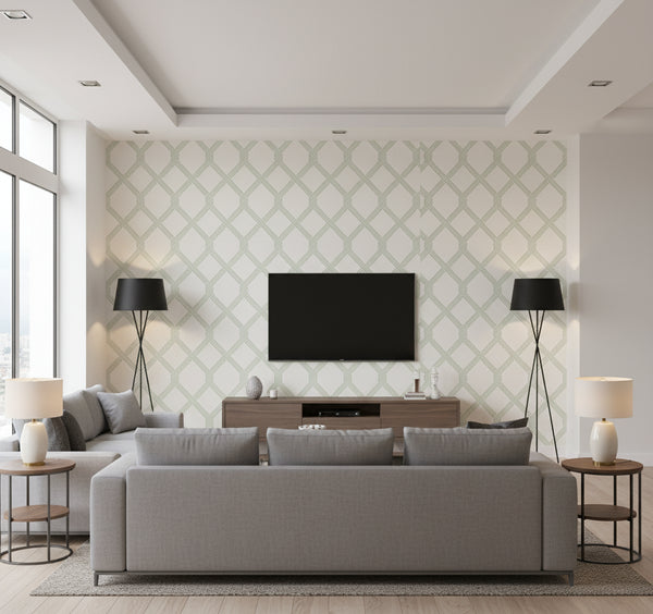 Palisade Wallcovering - Green | Ronald Redding