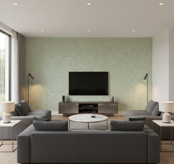 Nadie Wallcovering - Green | Ronald Redding