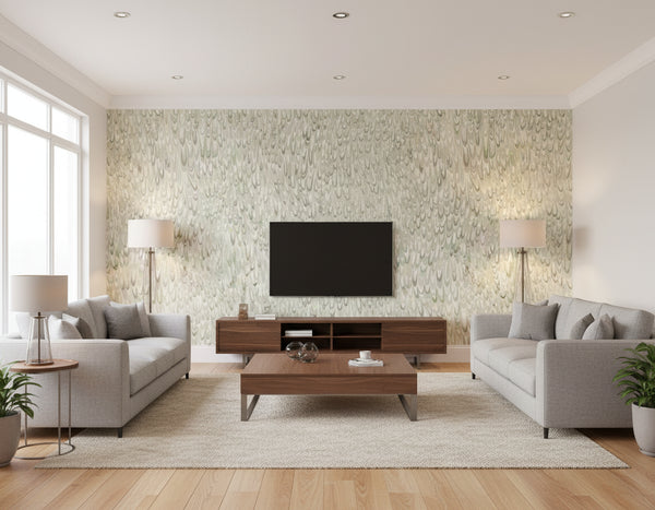 Aslan Wallcovering - Green | Ronald Redding